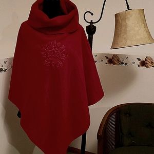 Tony Hunt signature fleecePoncho